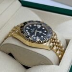 Rolex GMT Master ll Yellow Gold Black Dial Jubilee Bracelet Men's Watch 40mm M126718GRNR-0001 - Image 10