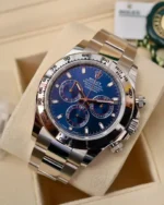 Rolex Cosmograph Daytona 116509 Blue Index Oyster White Gold Mens Watch - Image 10