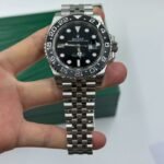 Rolex GMT Master ll Automatic Black Dial Jubilee Bracelet Steel Men's Watch M126710GRNR-0003 - Image 5