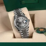 Rolex DATEJUST 41 Oyster, 41 mm, Oystersteel and white gold M126334-0022 - Image 10