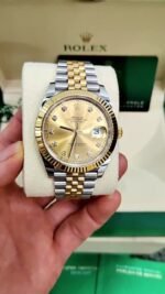 Rolex Datejust 36 Champagne Diamond Dial Watch 116233-0150 - Image 4