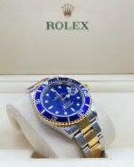 Rolex Submariner Bluesy Blue Index Dial Oyster Bracelet Mens Watch 116613lb-0005 - Image 12