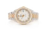 ICED OUT PRESIDENTIAL ROLEX DATEJUST II 41MM TWO TONE GOLD AUTOMATIC STAINLESS STEEL WATCH 22.00CT