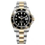 Rolex Submariner Date Two Tone Oyster Bracelet Men's Watch 126613LN