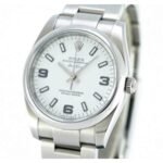 Rolex Air King Stainless Steel White Dial 114200 Replica - Image 4