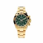 Rolex Cosmograph Daytona Oyster Yellow Gold Green Dial 116508-0013 Replica - Image 19