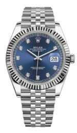 Rolex Datejust 41 Blue Diamond Dial Men's Watch M126334-0016