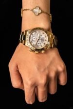Rolex Cosmograph Daytona White Mother of Pearl Diamond Dial, Yellow Gold, 116508 - Image 3