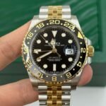 Rolex GMT Master ll Yellow Gold and Stainless Steel Black Dial Jubilee Bracelet Men's Watch M126713GRNR-0001 - Image 5