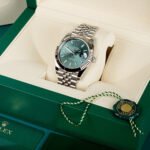 Rolex Datejust 41'Mint Green' 126334 Steel & White Gold - Image 11