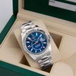 Rolex Sky-Dweller Blue Dial Stainless Steel 326934-0003 Oyster Replica - Image 2