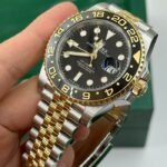 Rolex GMT Master ll Yellow Gold and Stainless Steel Black Dial Jubilee Bracelet Men's Watch M126713GRNR-0001 - Image 8