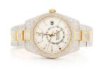 Iced-out Diamond Watches 42MM ROLEX Datejust Automatic Stainless Steel