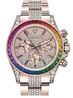 Rolex Cosmograph Everose Daytona Factory Diamond Rainbow Edition Ref# 116595RBOW) - Image 10