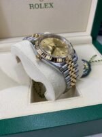 Rolex Datejust 36 Champagne Diamond Dial Watch 116233-0150 - Image 6