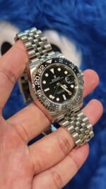 Rolex GMT Master ll Automatic Black Dial Jubilee Bracelet Steel Men's Watch M126710GRNR-0003 - Image 3