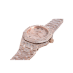 Audemars Piguet Royal Oak Iced Out Rose Gold Replica - Image 3