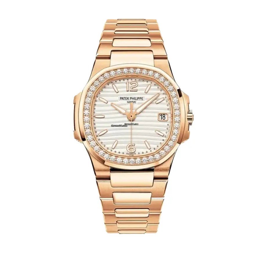 Patek-Nautilus-White-71181200R-001-Ladies-1.jpg Patek Nautilus White 7118/1200R-001 Ladies Replica - Image 1