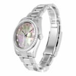 Rolex Datejust Diamond Bezel Pink Dial 116244 Oyster Replica - Image 2