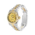 Rolex Datejust Yellow Gold Steel Diamond Dial Ladies 69173 Jubilee Replica - Image 2