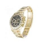 Rolex Daytona Cosmograph Yellow Gold Black Dial 16528 Oyster Replica - Image 2
