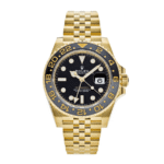 Rolex Gmt Master II Gold Black Dial Replica