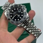 Rolex GMT Master ll Automatic Black Dial Jubilee Bracelet Steel Men's Watch M126710GRNR-0003 - Image 7