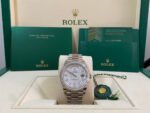 Rolex Day-Date 40 Platinum Meteorite Diamond Dial Diamond Bezel Men's Watch M228396TBR-0027 - Image 9