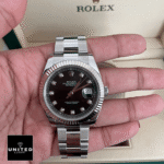 Rolex Datejust 41 Black Diamond Dial Men's Watch M126334-0011 - Image 11