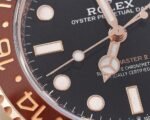 Rolex GMT-Master II 40mm Root Beer Black Dial Oyster Bracelet 18k Rose Gold Watch 126715chnr-0001 - Image 10