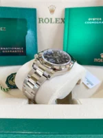 Rolex Cosmograph Daytona 116509 Blue Index Oyster White Gold Mens Watch - Image 4