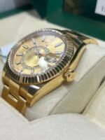 Rolex Sky-Dweller Champagne Dial, 18kt Yellow Gold Watch 326938-0003 - Image 4