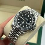 Rolex GMT Master ll Automatic Black Dial Jubilee Bracelet Steel Men's Watch M126710GRNR-0003 - Image 9