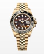 Rolex GMT-Master II 18K Yellow Gold Tiger Eye Dial Jubilee Bracelet