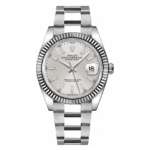 Rolex Datejust 41 Silver Dial Oyster Bracelet Watch 126334-0003