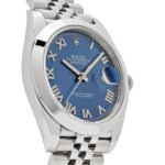 Rolex Datejust 41 Stainless Steel Blue Roman Dial Jubilee Bracelet Men's Watch M126300-0018 - Image 8