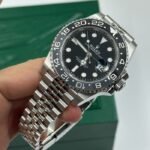 Rolex GMT Master ll Automatic Black Dial Jubilee Bracelet Steel Men's Watch M126710GRNR-0003 - Image 6