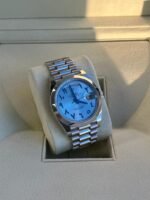 Rolex Day-Date President 40 Ice Blue Arabic Dial Platinum Watch 228206 - Image 2
