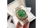 Rolex Datejust 36/28mm RG/SS Jub Green/Dial - Image 2