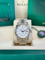 Rolex Sky-Dweller 42mm Black Dial Oyster Bracelet Men's Watch 326939 - Image 12