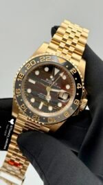 Rolex GMT-Master II 18K Yellow Gold Tiger Eye Dial Jubilee Bracelet - Image 5