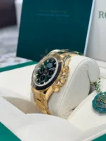 Rolex Cosmograph Daytona Oyster Yellow Gold Green Dial 116508-0013 Replica - Image 5