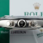 Rolex Daytona White Gold Steel Dial Oysterflex Strap116519ln-0027 Replica - Image 16