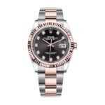 Rolex Datejust 126231 Black With Diamond Dial Replica