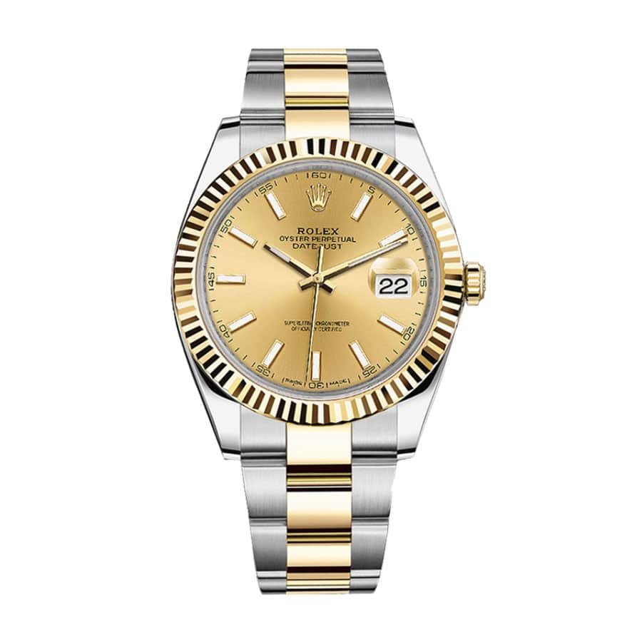 rolex-datejust-126333-steel-yellow-gold-champagne-dial-oyster-replica-1.jpg Yellow Oyster Perpetual Replica - Image 1