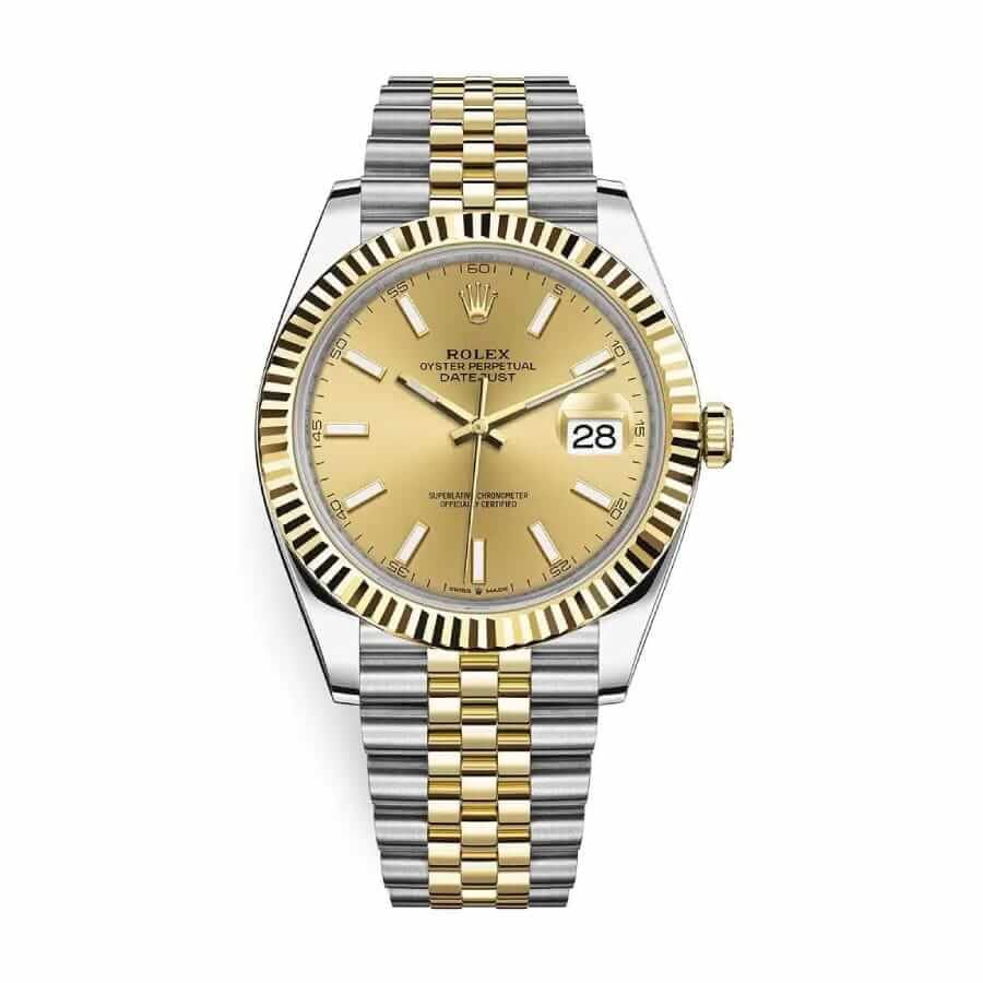 rolex-datejust-126333-steel-yellow-gold-diamond-jubilee-replica-1.jpg Rolex Datejust 41 Two Tone Replica - Image 1