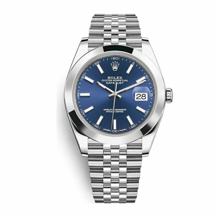 rolex-datejust-oyster-datejust-ii-steel-white-gold-126234-blue-dial-replica-main.jpg Rolex Datejust 126300 Steel Blue Dial Replica - Image 1