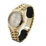 Rolex Day-Date II Collection Gold Silver White Dial 218238 Replica - Image 3
