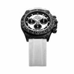 Rolex Daytona Carbon Cosmograph Cream Dial 4130CR Replica - Image 4