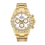 Rolex Daytona Cosmograph 116528 Yellow Gold White Dial Oyster Replica